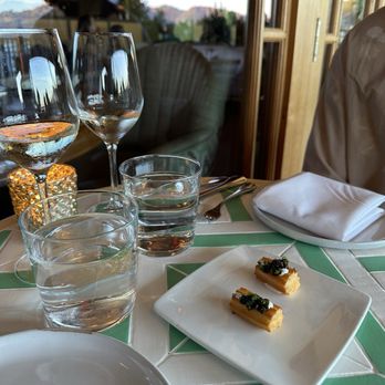 Malibu Farm - Caviar churro with complementary sparkling wine - Coffee & Tea Near Me - Tiburon, California