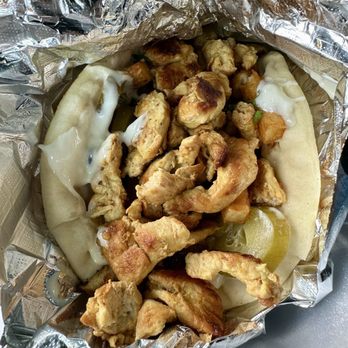 Baba Ghannouj Mediterranean Bistro - Chicken Shawirma Wrap Combo - Middle Eastern Near Me - Cary, North Carolina Baba Ghannouj Mediterranean Bistro - Chicken Shawirma Wrap Combo - Middle Eastern Near Me - Cary, North Carolina
