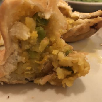Maharaja Restaurant - Vegetable Samosa (2 to an order)  More dough than filling - Indian Near Me - Plano, Texas