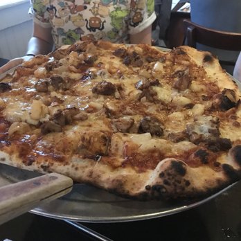 Rail Trail Flatbread - Large Hawaiian flatbread - Bars Near Me - Hudson, Massachusetts