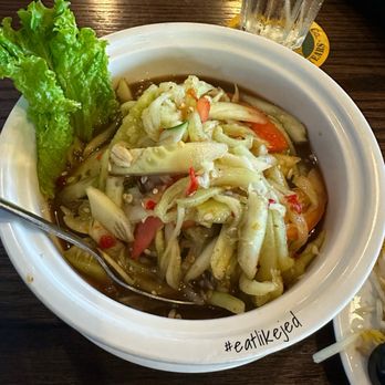 An Ox Cafe - Cucumber Salad - papaya style - Thai Near Me - Milwaukee, Wisconsin