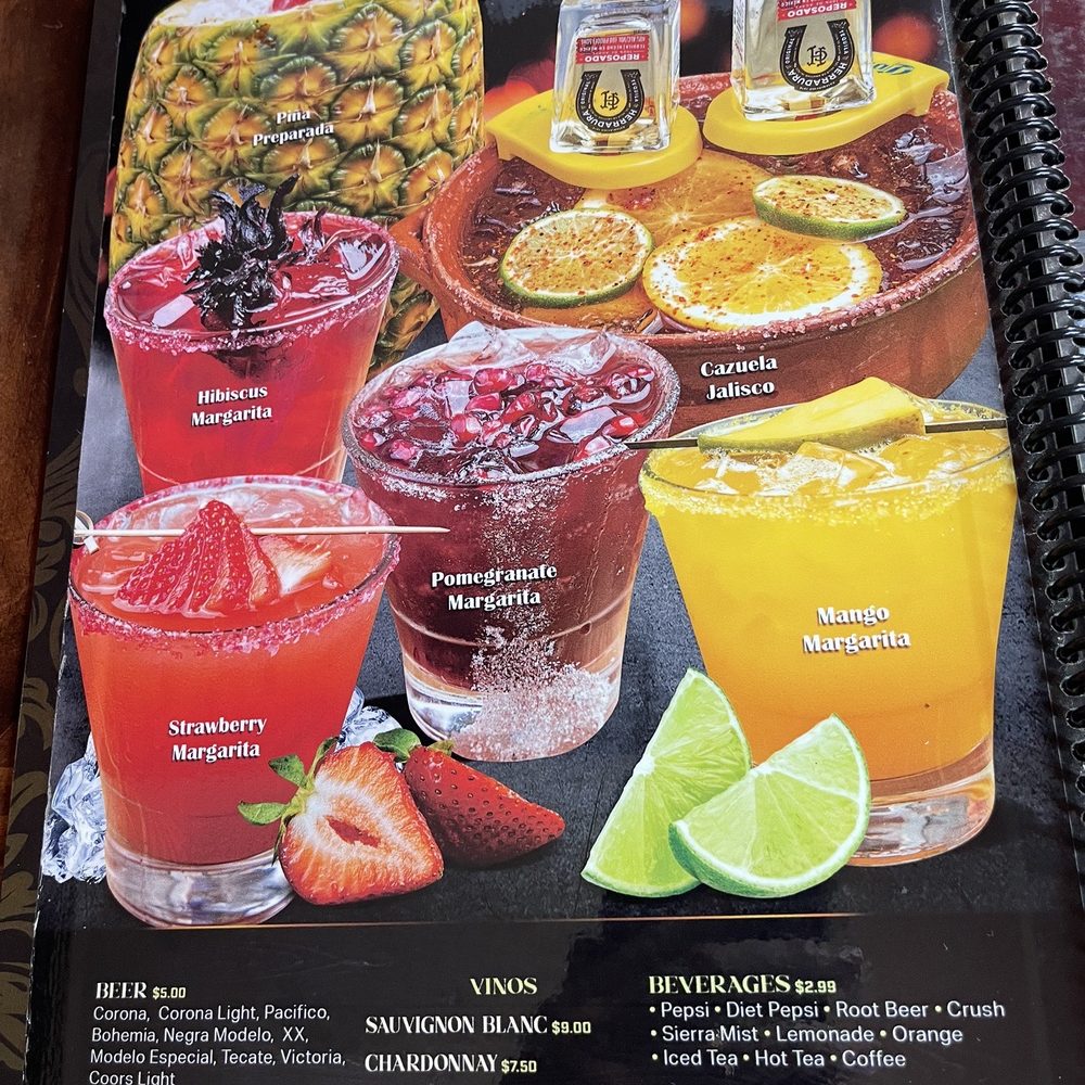 La Tequila Mexican Food, Cloverdale, CA - August 31, 2023 - margarita flight of 4 - $25 La Tequila Mexican Food, Cloverdale, CA - August 31, 2023 - margarita flight of 4 - $25