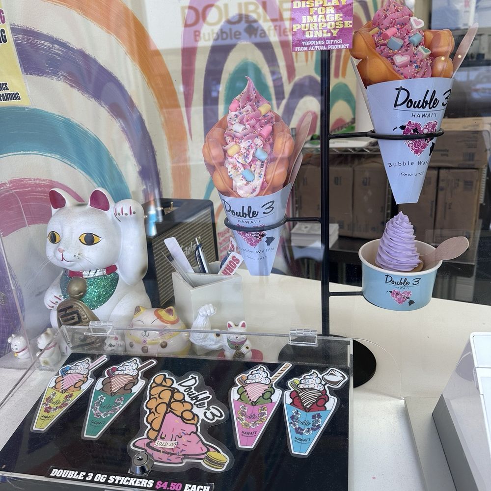 Double Three - Cute decor! - Ice Cream & Frozen Yogurt Near Me - Honolulu, Hawaii Double Three - Cute decor! - Ice Cream & Frozen Yogurt Near Me - Honolulu, Hawaii
