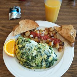 Broken Plate Catering - Broccoli spinach omelet