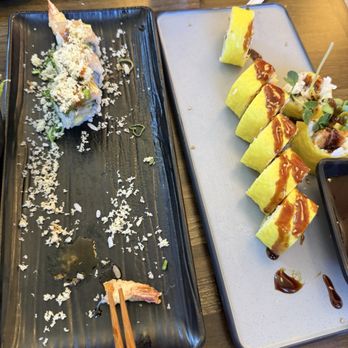 Yokoso - Mostly eaten food before I thought to take a pic.. Tropical something (left) and a Panda (right) no sushi just chicken - Japanese Near Me - Hurricane, Utah