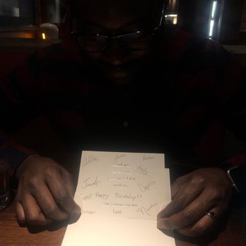 Nick's On 2nd - Happy birthday to my hubby from the restaurant staff Super cute - New American Near Me - Long Beach, California Nick's On 2nd - Happy birthday to my hubby from the restaurant staff Super cute - New American Near Me - Long Beach, California