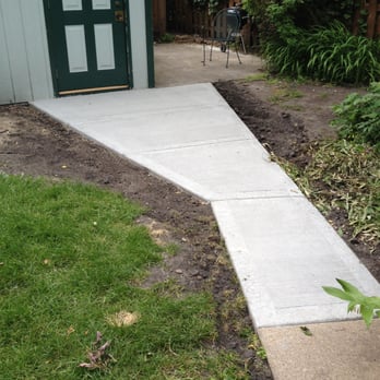 J&P Masonry - New concrete slabs leading to garage - Masonry/Concrete Near Me - Chicago, Illinois
