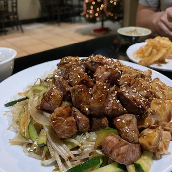 Mr Tokyo - Half teriyaki beef and teriyaki chicken - Japanese Near Me - Albuquerque, New Mexico