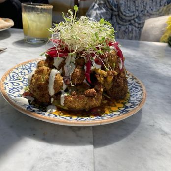 Darna Mediterranean Eatery - Turmeric Roasted Cauliflower - Mediterranean Near Me - Plano, Texas