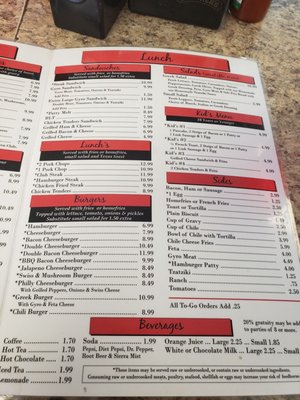 Menu photo 1 Pete's Cafe Thornton, CO