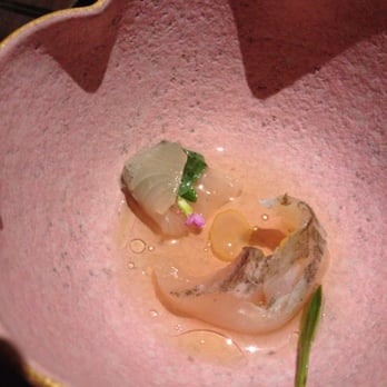Saison - Deconstructed baby amber jack - New American Near Me - San Francisco, California Saison - Deconstructed baby amber jack - New American Near Me - San Francisco, California