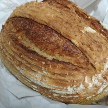 Hominy Bakery - "Small" sourdough for $1 less than the "normal" one. The bubble network was better than for the wholemeal. - Bakeries Near Me - Katoomba, NSW