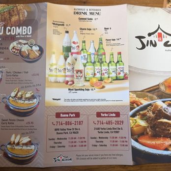 Jin Cook - drink menu august 2026 - Korean Near Me - Buena Park, California Jin Cook - drink menu august 2026 - Korean Near Me - Buena Park, California