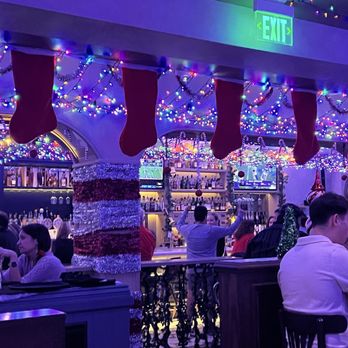 John Martin's - Bar area w football - Irish Near Me - Miami, Florida