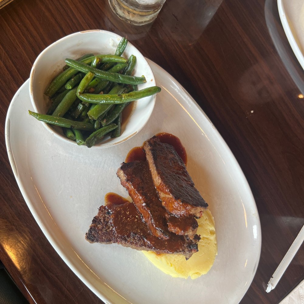 Whiskey Nine - Bison Meatloaf with Yukon mashed and green beans - Whiskey Bars Near Me - Minot, North Dakota Whiskey Nine - Bison Meatloaf with Yukon mashed and green beans - Whiskey Bars Near Me - Minot, North Dakota