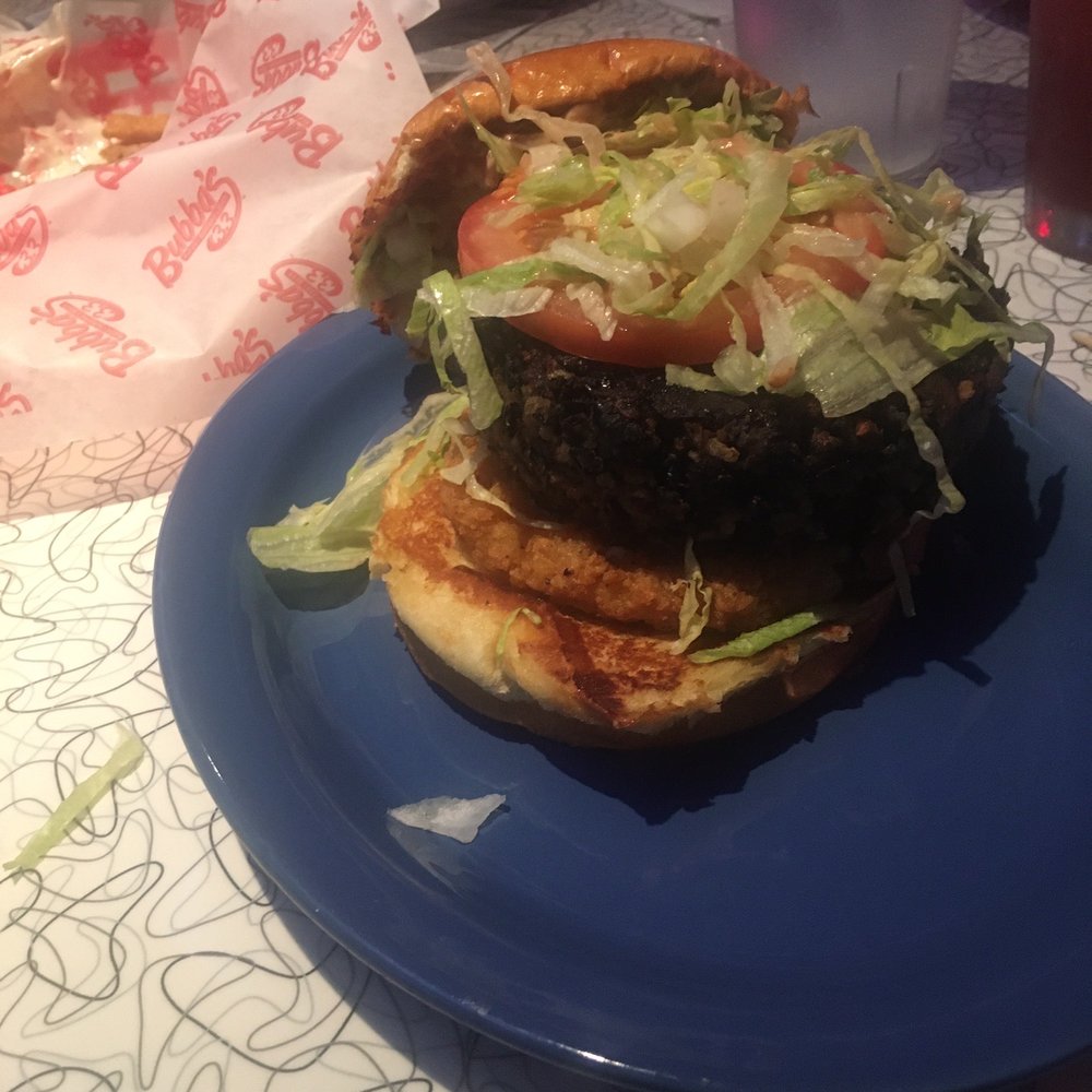 Bubba's 33 - Spicy black bean burger - Pizza Near Me - Chesapeake, Virginia Bubba's 33 - Spicy black bean burger - Pizza Near Me - Chesapeake, Virginia