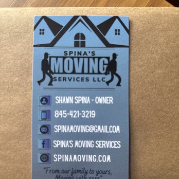 Spina’s Moving Services - Movers Near Me