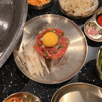 SOT BBQ - raw beef tartare - Korean Near Me - San Diego, California