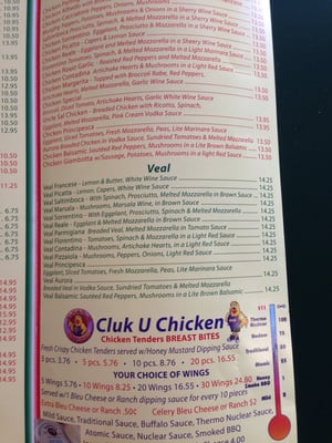 Menu photo 2 Uncle Sal's Italian Villa Budd Lake, NJ Menu photo 2 Uncle Sal's Italian Villa Budd Lake, NJ