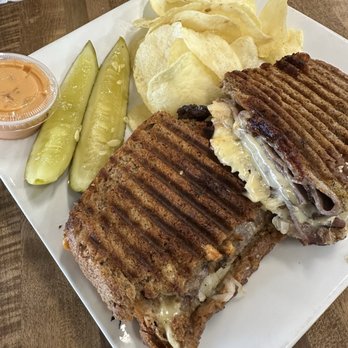Clugston’s Market and Cafe - Rueben with side of dressing and extra pickle. - Delis Near Me - McConnellsburg, Pennsylvania Clugston’s Market and Cafe - Rueben with side of dressing and extra pickle. - Delis Near Me - McConnellsburg, Pennsylvania
