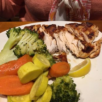 Outback Steakhouse - Salmon with fresh veggies - Steakhouses Near Me - Flint, Michigan