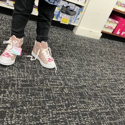 Shimmering Rose Gold Light Up Skechers One Pair Only on clearance Size 2 $33.00 7/26/2026