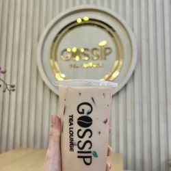Gossip Tea Lounge - Gossip Milk Tea w/ brown sugar boba