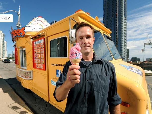 Twirlees Ice Cream Truck Logo
