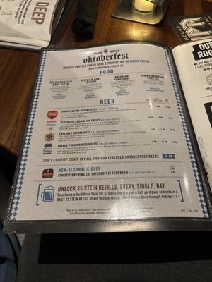 Menu photo 7 Yard House Costa Mesa, CA