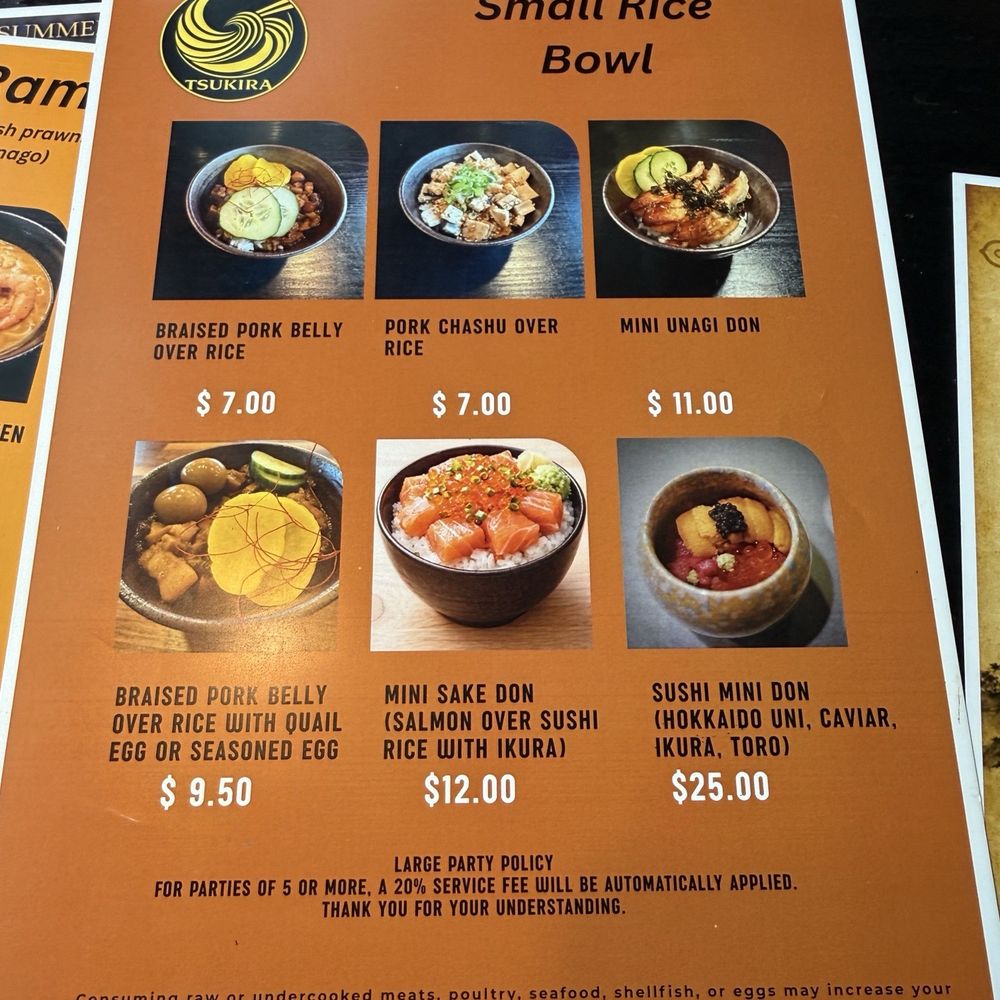 Tsukira Ramen - Menu - Ramen Near Me - Foster City, California Tsukira Ramen - Menu - Ramen Near Me - Foster City, California