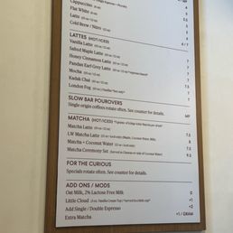 Menu Menu