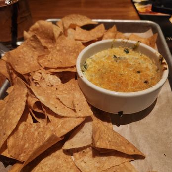 BJ's Restaurant & Brewhouse - Spinach artichoke dip - New American Near Me - Columbia, Maryland BJ's Restaurant & Brewhouse - Spinach artichoke dip - New American Near Me - Columbia, Maryland