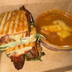 Our Happy Place Cafe - Chicken Pesto Panini