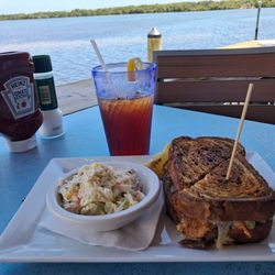 Swordfish Grill & Tiki bar - Blackened Grouper ruben