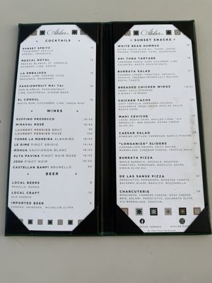 Menu photo 1 Atelier Rooftop Terrace San Juan, PR