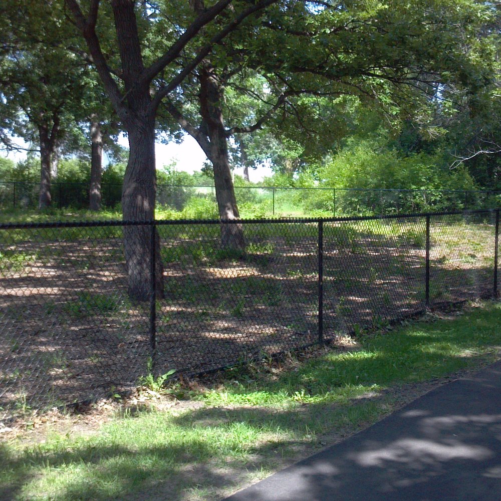 Locke County Park - Off-leash area from outside the fence - Dog Parks Near Me - Fridley, Minnesota