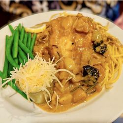 Harbor View Cafe - The famous Chicken Linguini in Roasted Garlic Chipotle Sauce