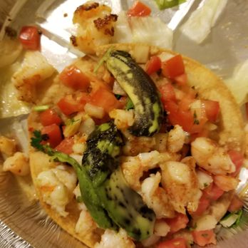 Taquería Tequila - Rotten avocado on tostada de camaron - Mexican Near Me - Seattle, Washington Taquería Tequila - Rotten avocado on tostada de camaron - Mexican Near Me - Seattle, Washington