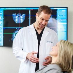 Utah Facial & Oral Surgery - Dr. Price with Patient