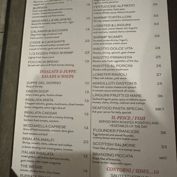 Gaston's Italian Steakhouse - Menu - Italian Near Me - Virginia Beach, Virginia Gaston's Italian Steakhouse - Menu - Italian Near Me - Virginia Beach, Virginia