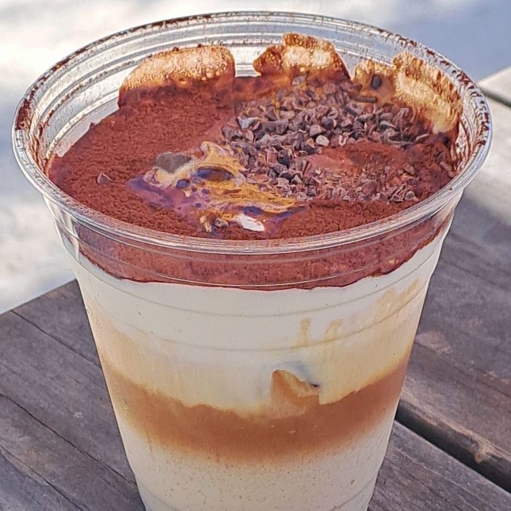 QUAT - Mascarpone, without the lid... crunchy nibs exposed ; ) - Coffee & Tea Near Me - Los Angeles, California QUAT - Mascarpone, without the lid... crunchy nibs exposed ; ) - Coffee & Tea Near Me - Los Angeles, California