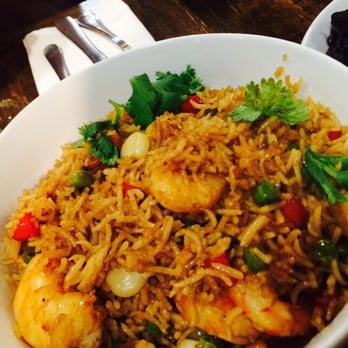 Andes Cafe - Arroz chaufa de camarones - Latin American Near Me - Houston, Texas Andes Cafe - Arroz chaufa de camarones - Latin American Near Me - Houston, Texas