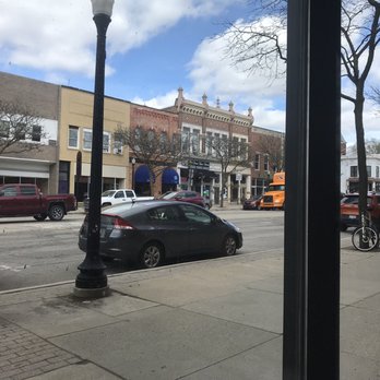 Black Iron Coffee Roasters - Black Iron Coffee Roasters glares up the hill towards its rival on the right. - Coffee & Tea Near Me - Howell, Michigan