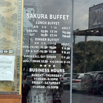 Sakura Buffet - Buffets Near Me - Savannah, Georgia Sakura Buffet - Buffets Near Me - Savannah, Georgia