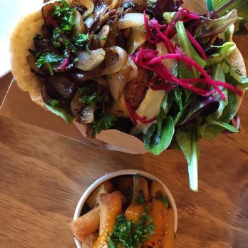 Chickpea - Beyond meat wrap - Vegan Near Me - Vancouver, British Columbia