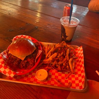 Lucy's - Buffalo Fried Chicken Sandwich chocolate Milkshakes fries - American Near Me - Chicago, Illinois Lucy's - Buffalo Fried Chicken Sandwich chocolate Milkshakes fries - American Near Me - Chicago, Illinois