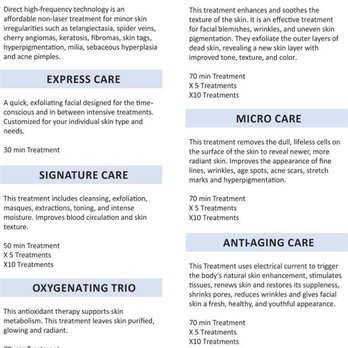 Radiance Spa - Menu - Medical Spas Near Me - Carrollton, Texas Radiance Spa - Menu - Medical Spas Near Me - Carrollton, Texas