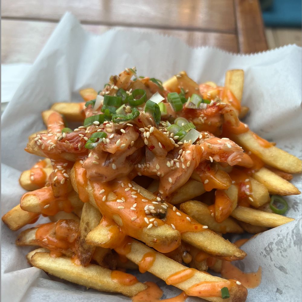 Bee Cafe - Kimchi Fries - Cafes Near Me - Woodside, New York Bee Cafe - Kimchi Fries - Cafes Near Me - Woodside, New York