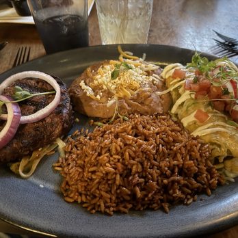 Coa De Jima - Tampequena (filet with two enchiladas) - Seafood Near Me - Boise, Idaho Coa De Jima - Tampequena (filet with two enchiladas) - Seafood Near Me - Boise, Idaho