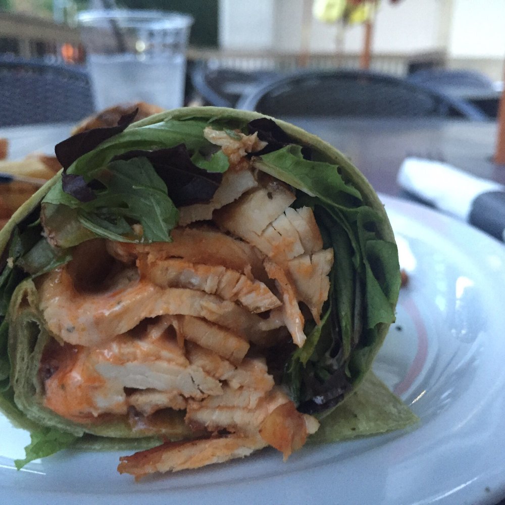 Plates Restaurant & Catering - Buffalo chicken wrap. He said it was on point - New American Near Me - Baltimore, Maryland Plates Restaurant & Catering - Buffalo chicken wrap. He said it was on point - New American Near Me - Baltimore, Maryland